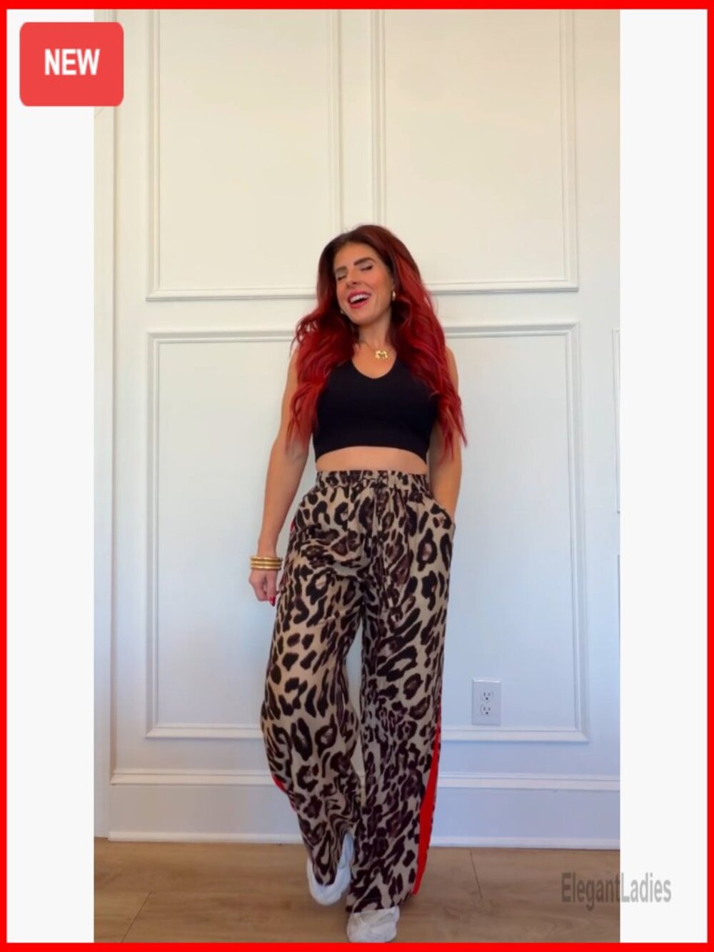 Wide Leg Palazzo Pants High Waisted Drawstring Casual Lounge Trousers - Picture 7 of 7